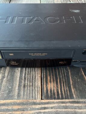 Hitachi VHS VCR Player - Black